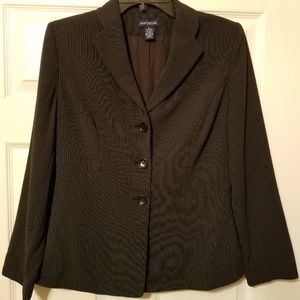 Ann Taylor dress striped coat size 6
